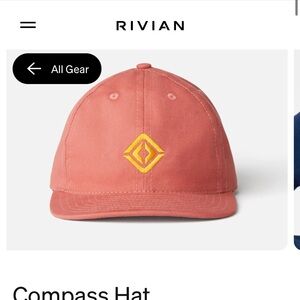 Rivian Salmon Compass Hat